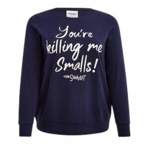 Vintage The Sandlot Unisex Navy YOU'RE KILLING ME SMALLS Sweatshirt - Size 3X